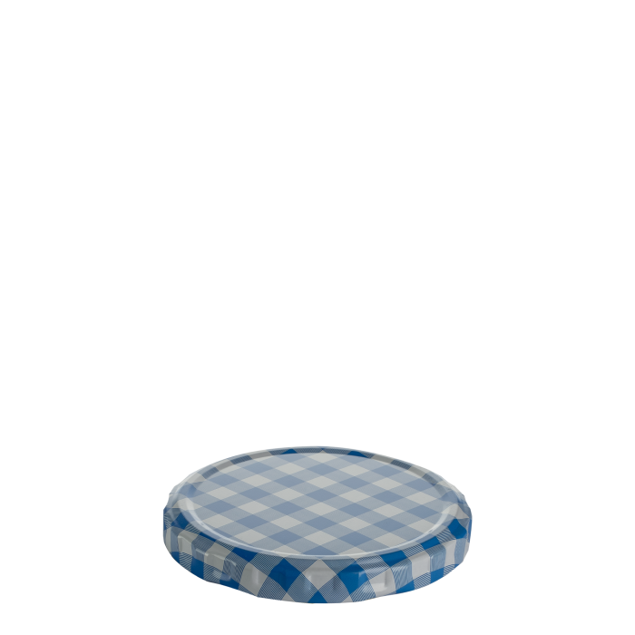 TO82 Deckel karo blau/weiß